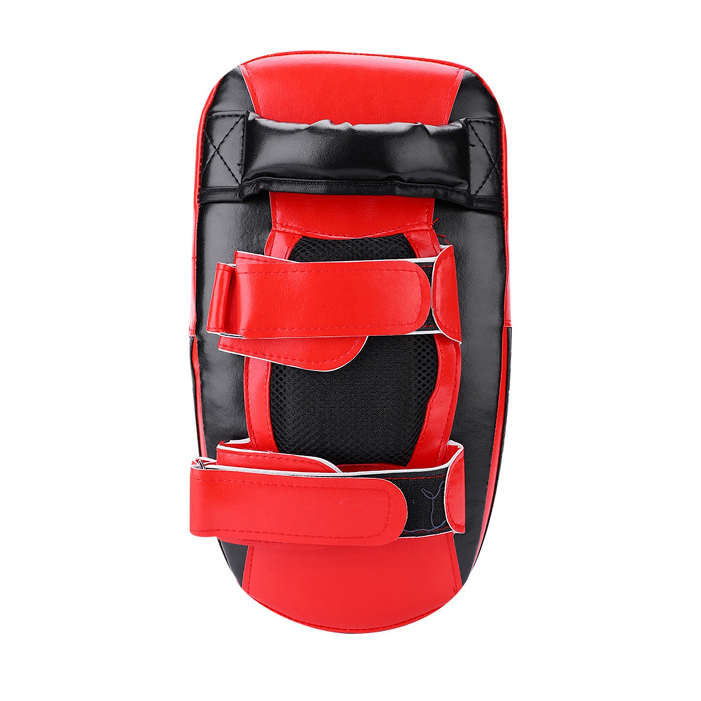 Muay Thai Boxing Kicking Curve Pad Hand Feet Target Punching Training Shield(Red)
