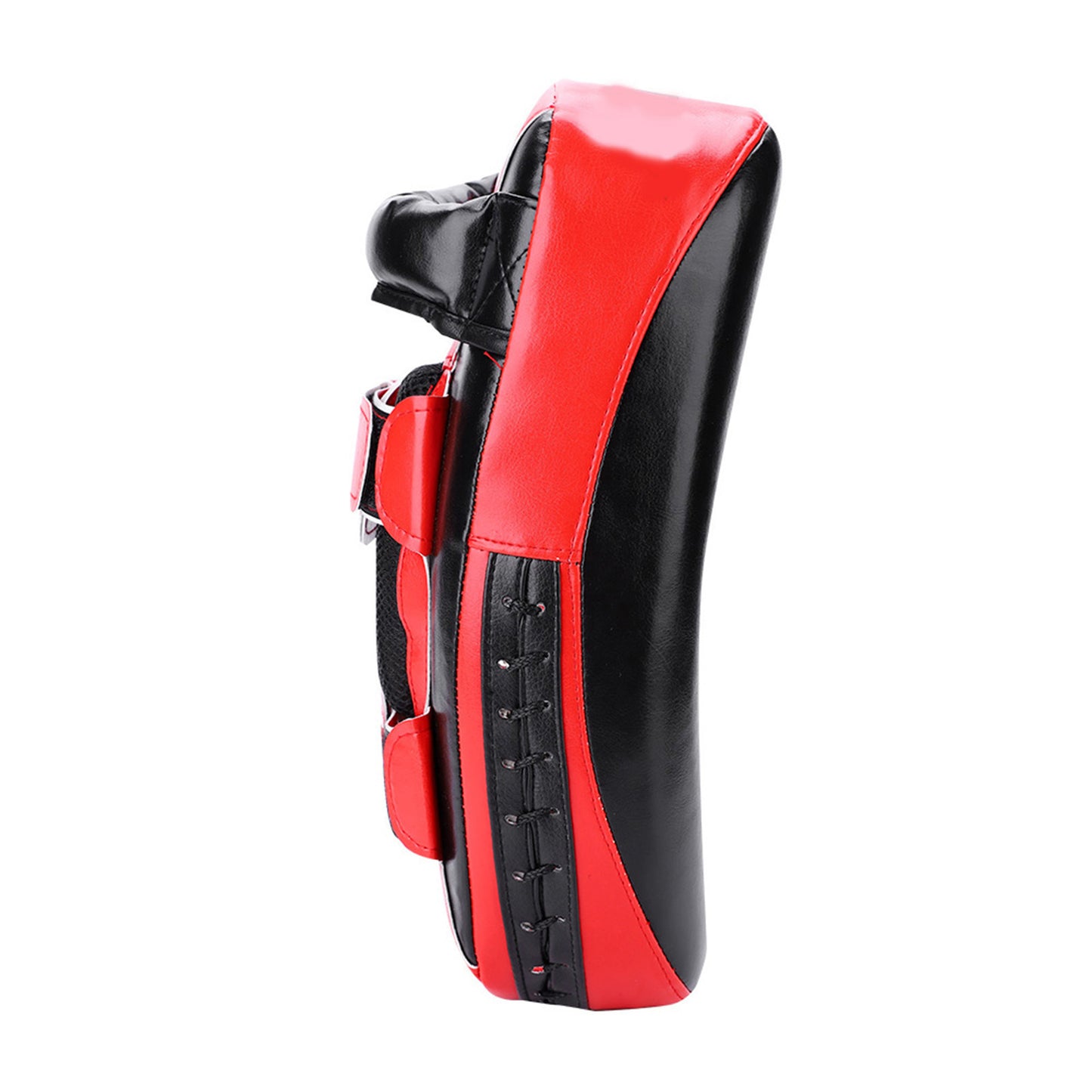 Muay Thai Boxing Kicking Curve Pad Hand Feet Target Punching Training Shield(Red)
